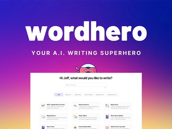 WordHero Deal by SerpFit
