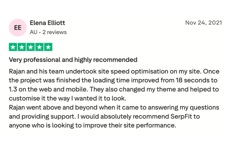 Trustpilot Screenshots